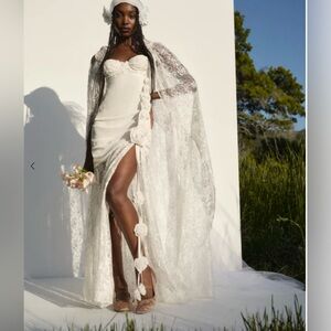 For Love and Lemons Belly Gown Size XL